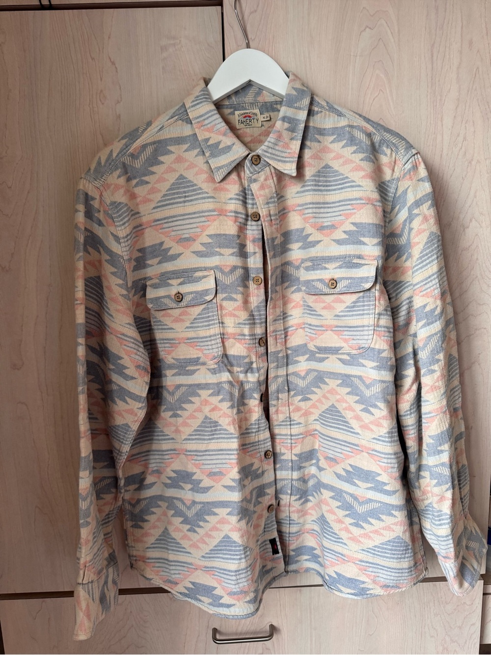 Men's Faherty Patterned Button-Up